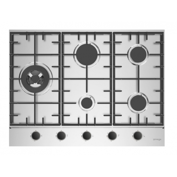 OCG705WX Omega 70 cm Gas Cooktop - Stainless Steel 
